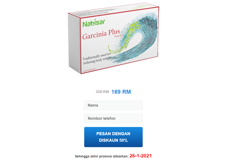 Garcinia Plus Powder Ulasan