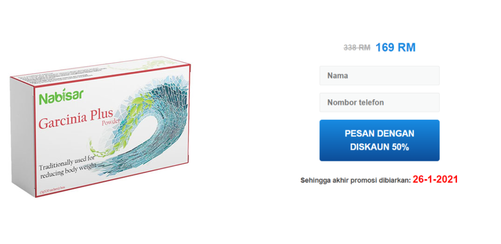 Garcinia Plus Powder Harga