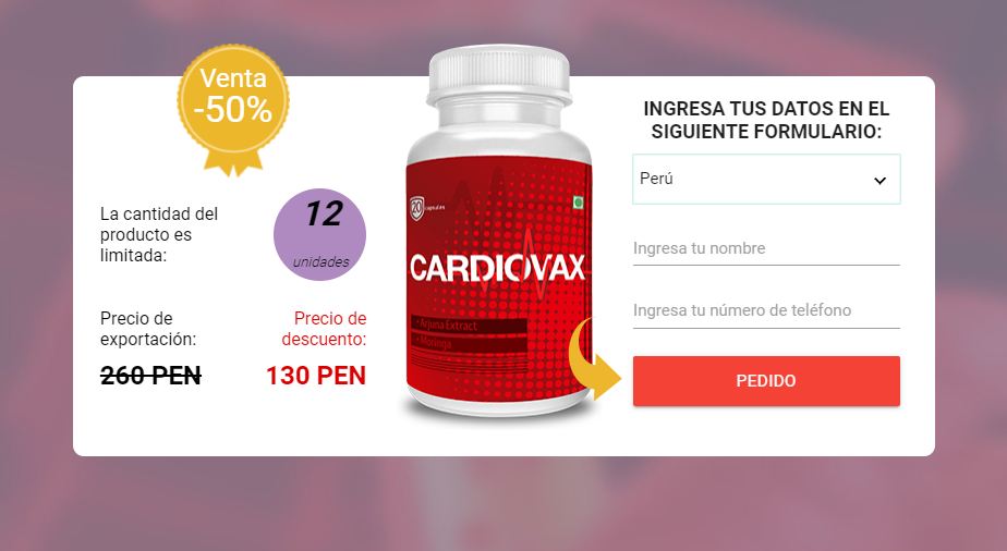 Cardiovax Ingredientes