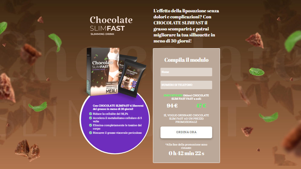 Chocolate SlimFast Prezzo