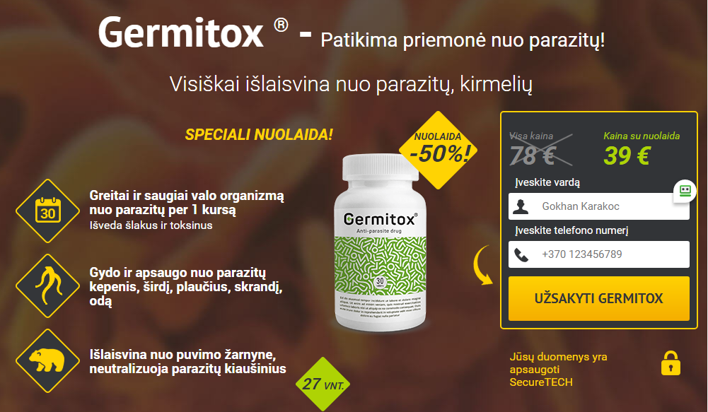 Germitox kapsulė