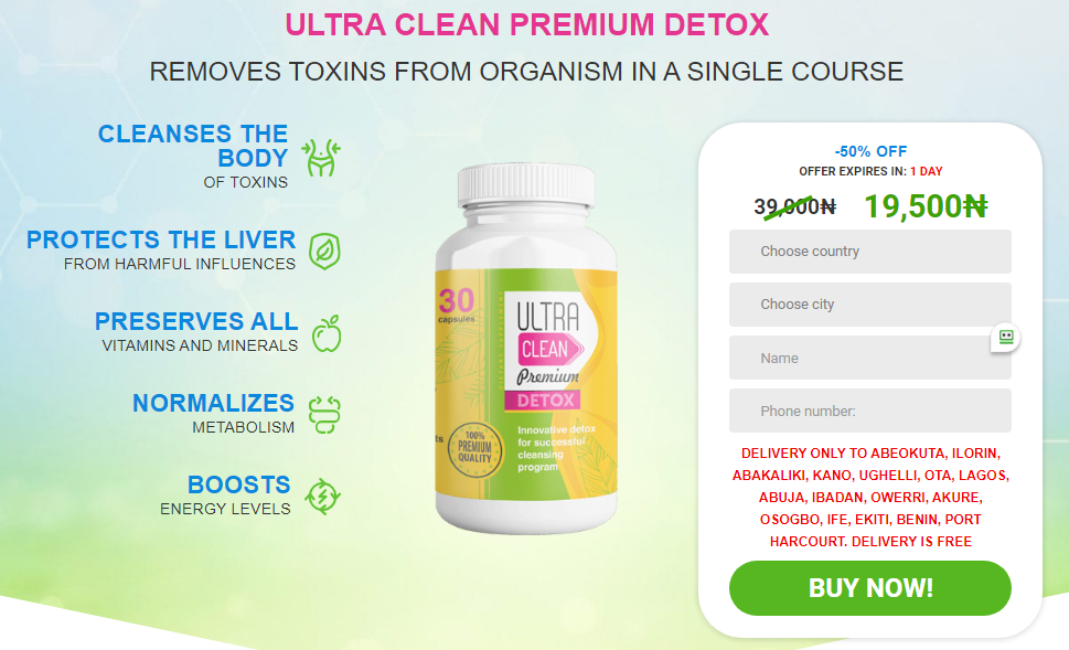 Ultra clean premium detox capsule