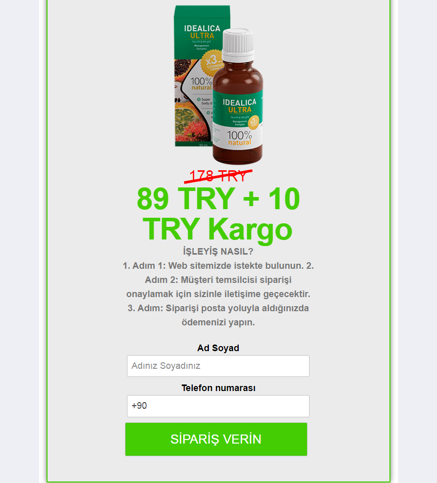 Idealica Ultra Şurup