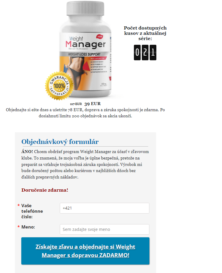 Weight Manager kapsule