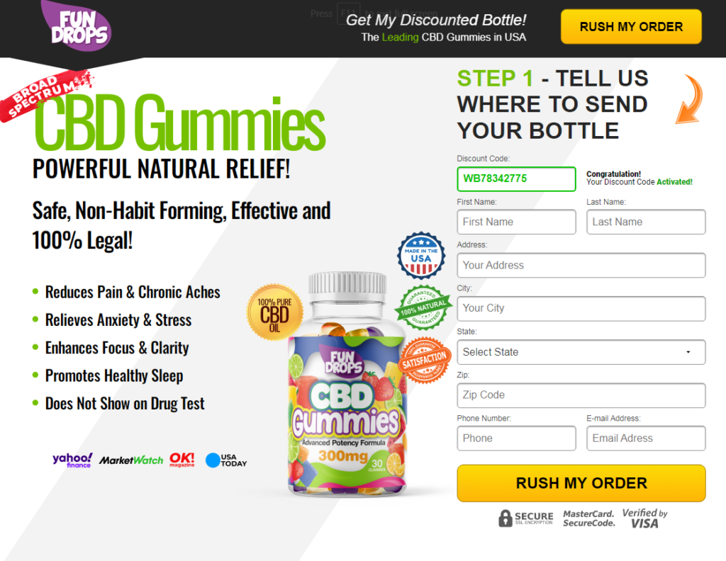 Fun Drops CBD Gummies price