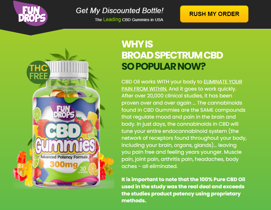 Fun Drops CBD Gummies amazon Reviews, Side Effects, Benefits & Ingredients