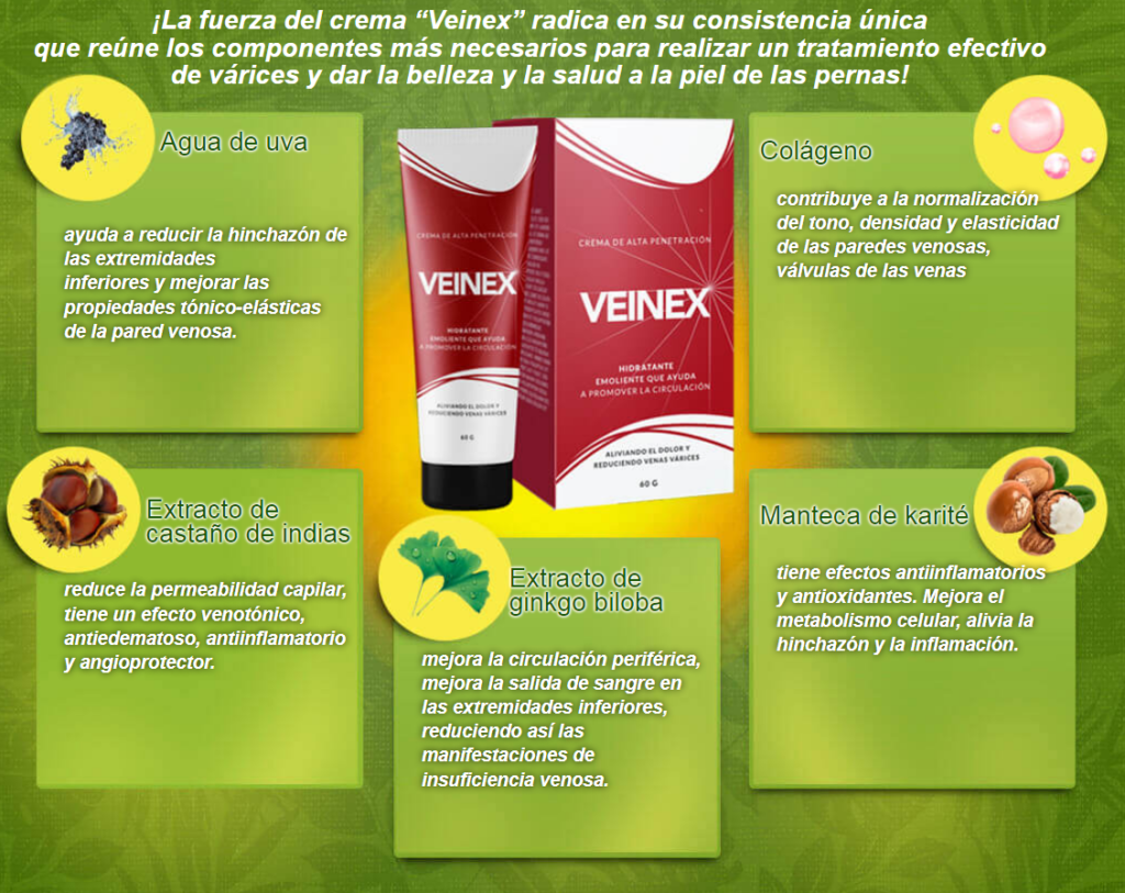 Veinex Ingredientes