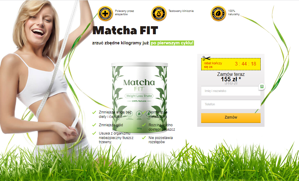 Matcha FIT shake