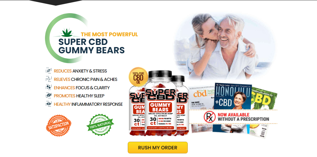 SUPER CBD Gummy Bears Reviews, price, Amazon, stock