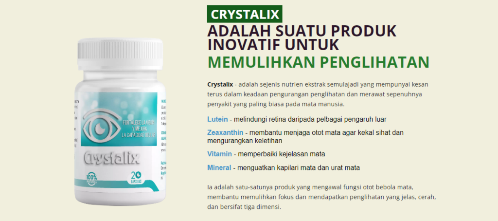 Crystalix bahan-bahan