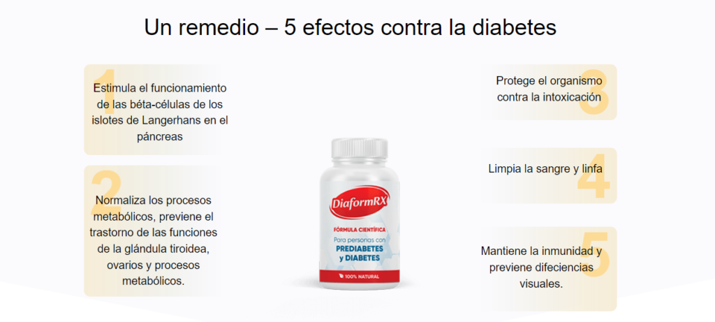 DiaformRX Ingredientes