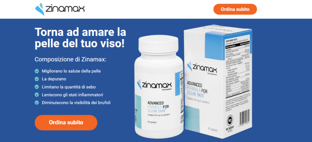 Zinamax ingredienti