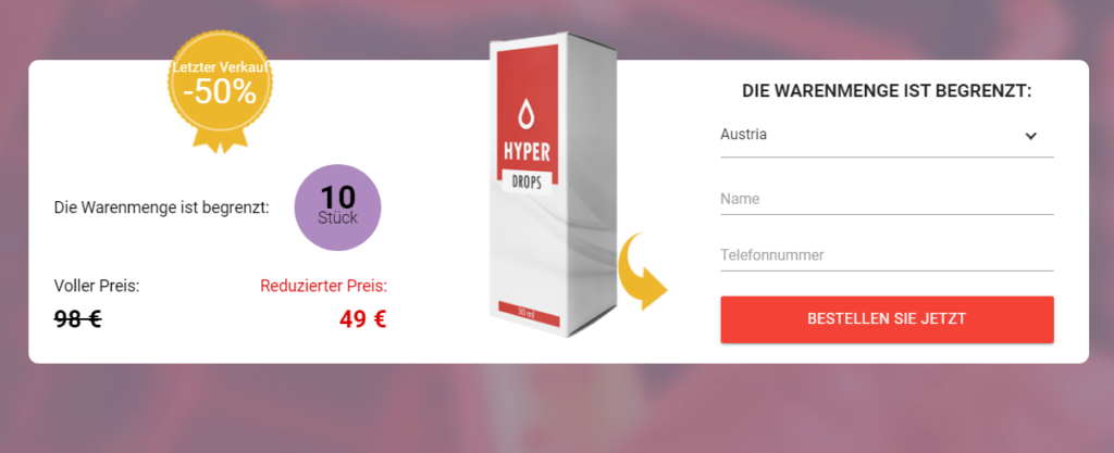 Hyperdrops Preis