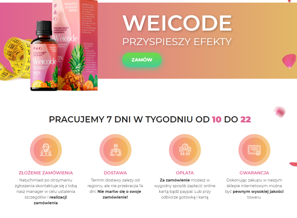 Weicode Składniki