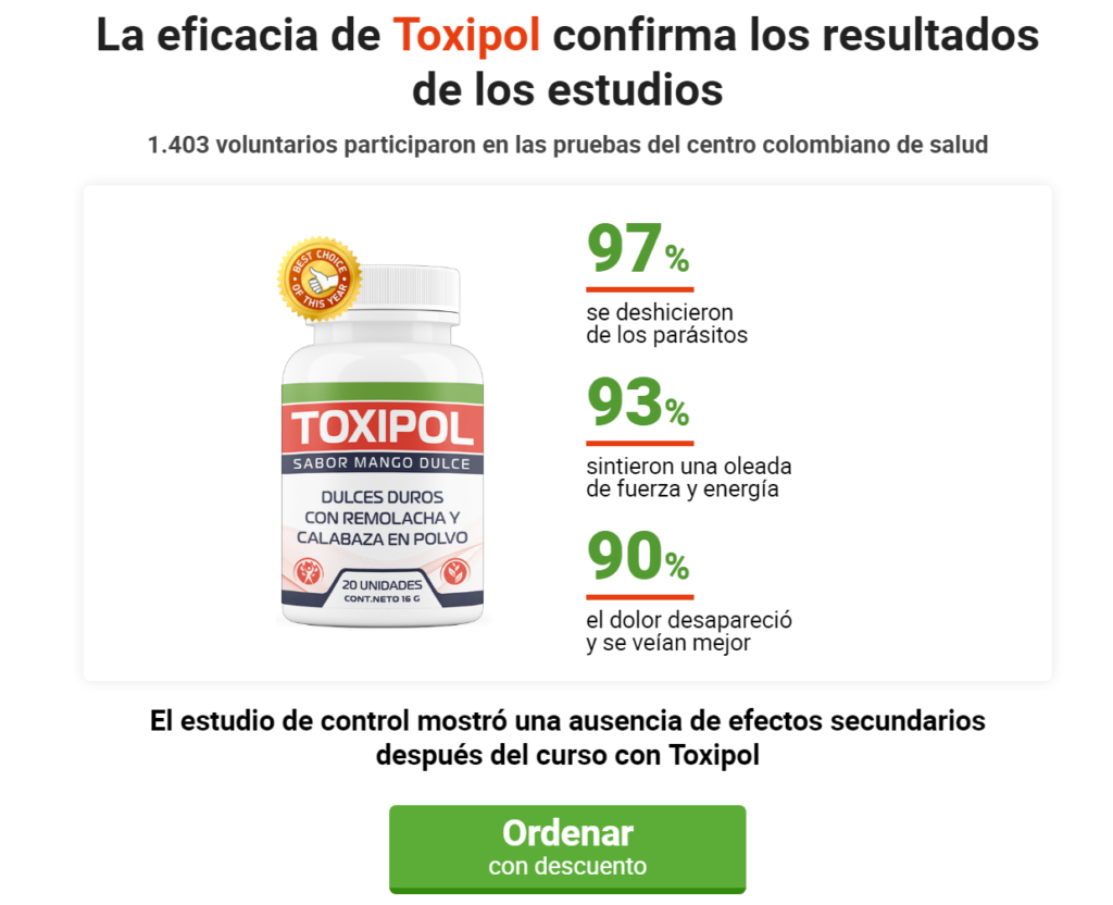 Toxipol Ingredientes