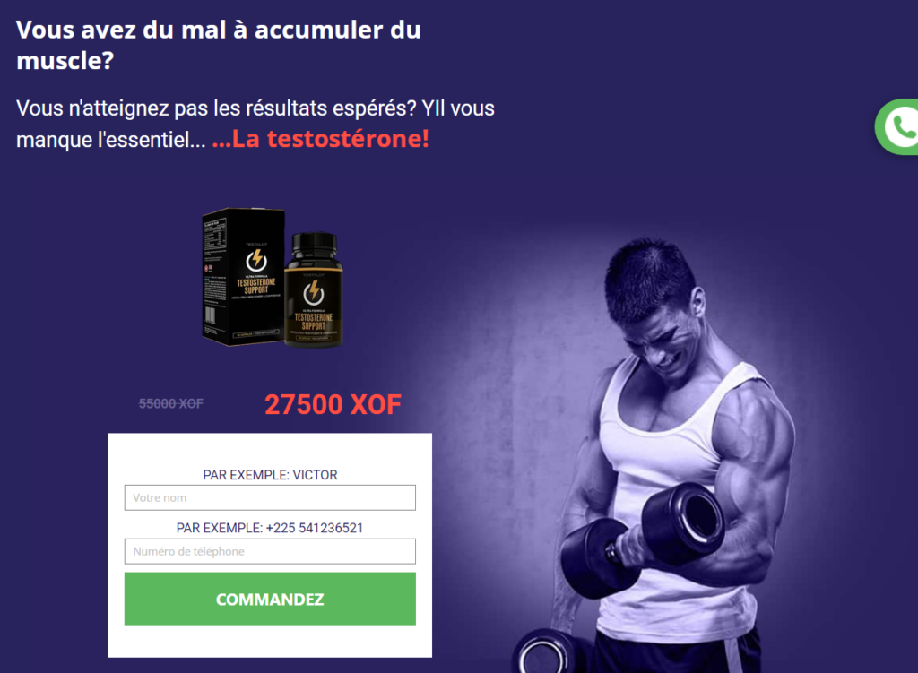 Testosterone Support Côte d'Ivoire