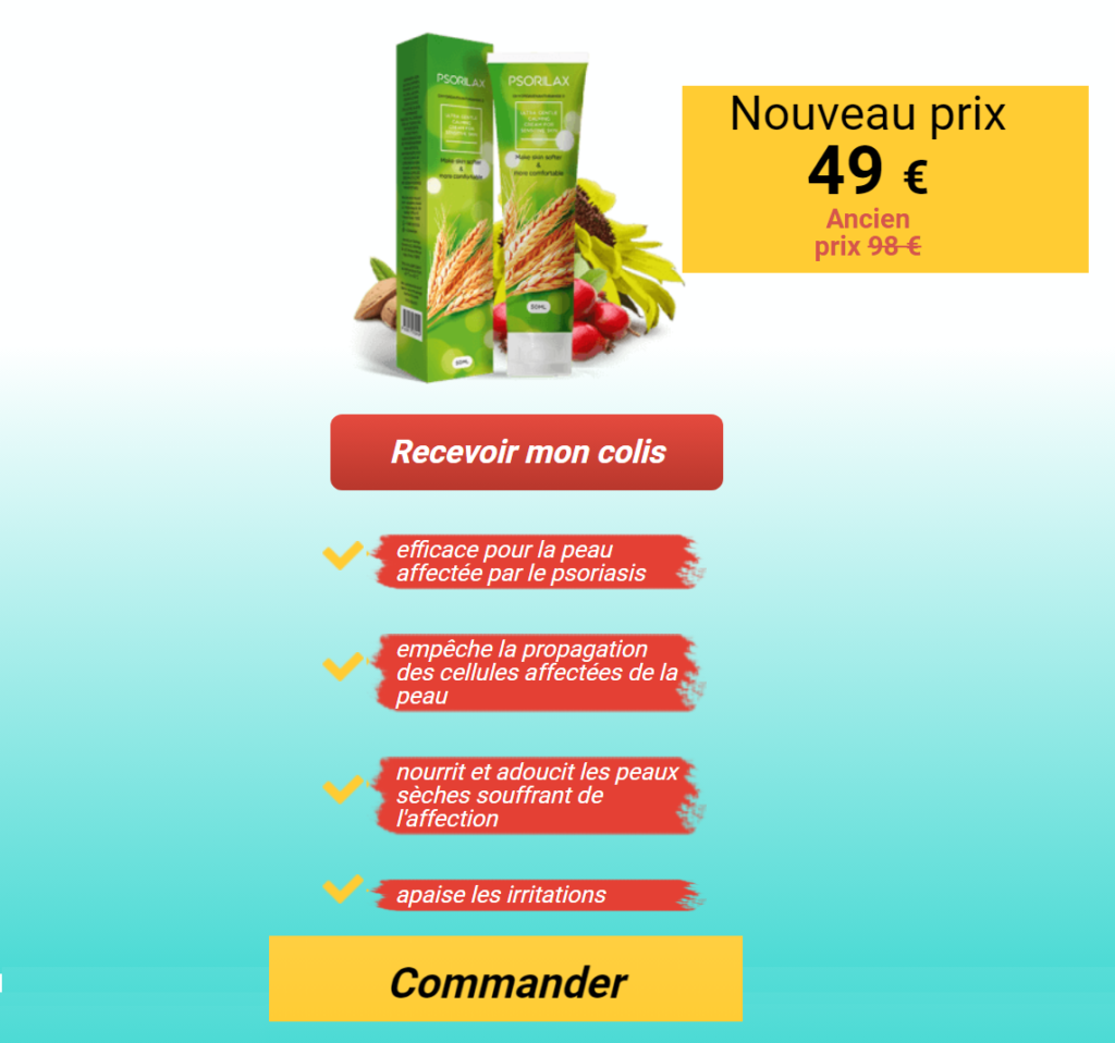 Psorilax Prix