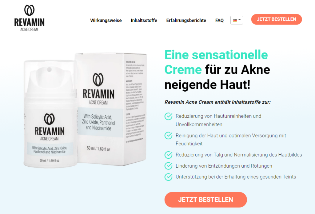 Revamin Acne Cream Bewertungen