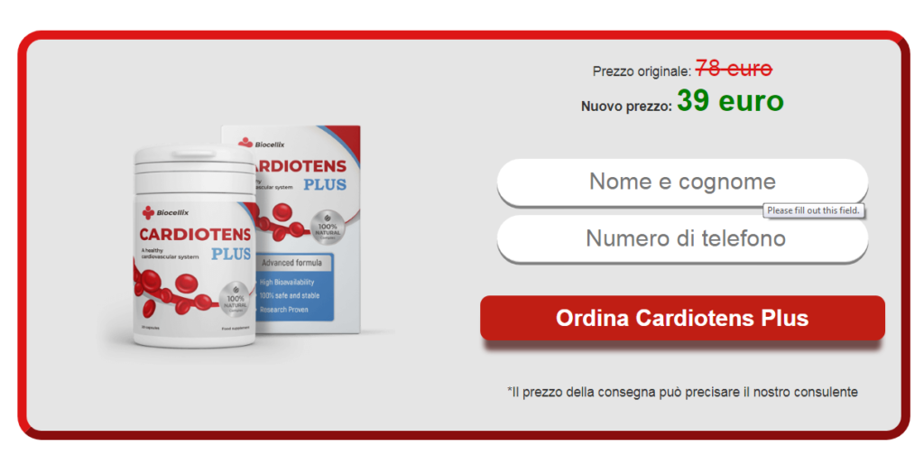 Cardiotens Plus Prezzo