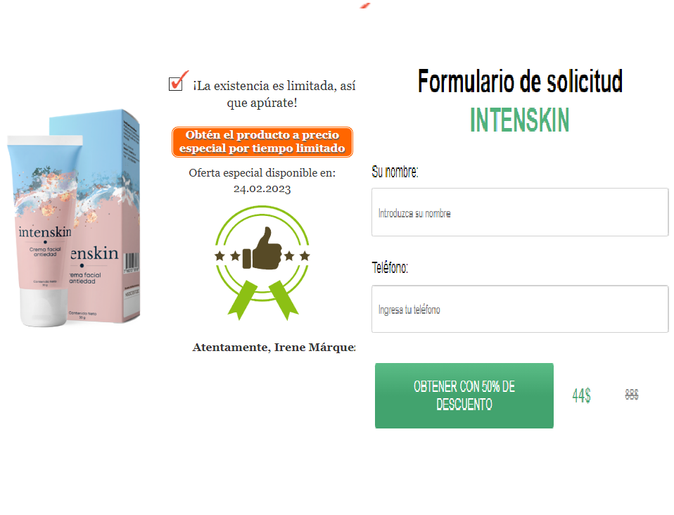 Intenskin Precio