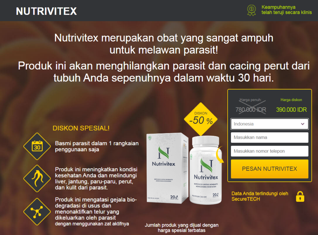 Nutrivitex harga