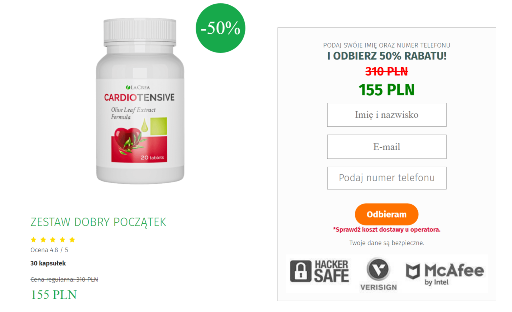 Cardiotensive Opinie
