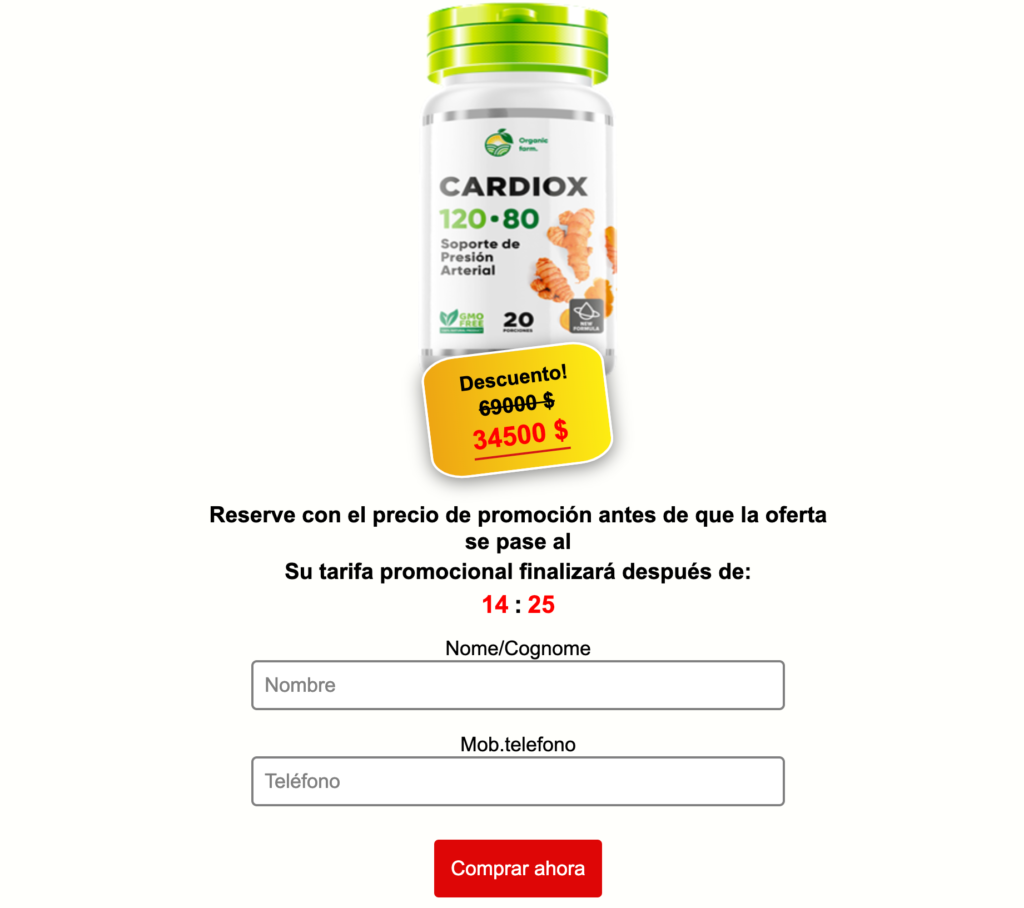 Cardiox cápsula