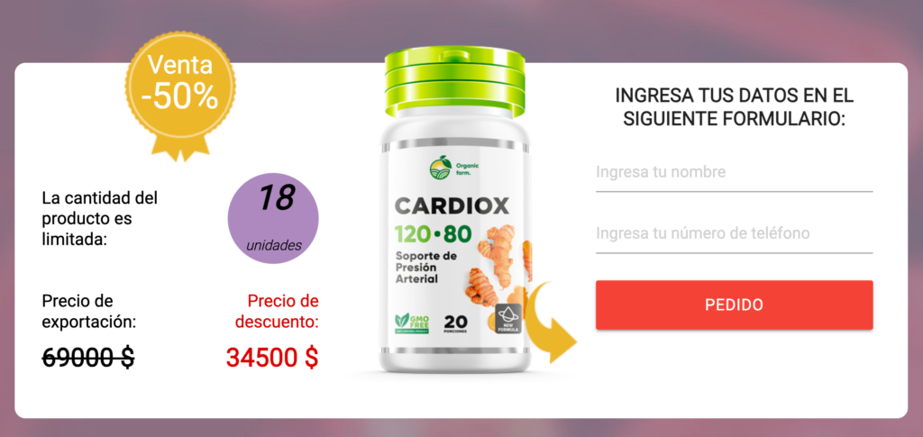 Cardiox Precio