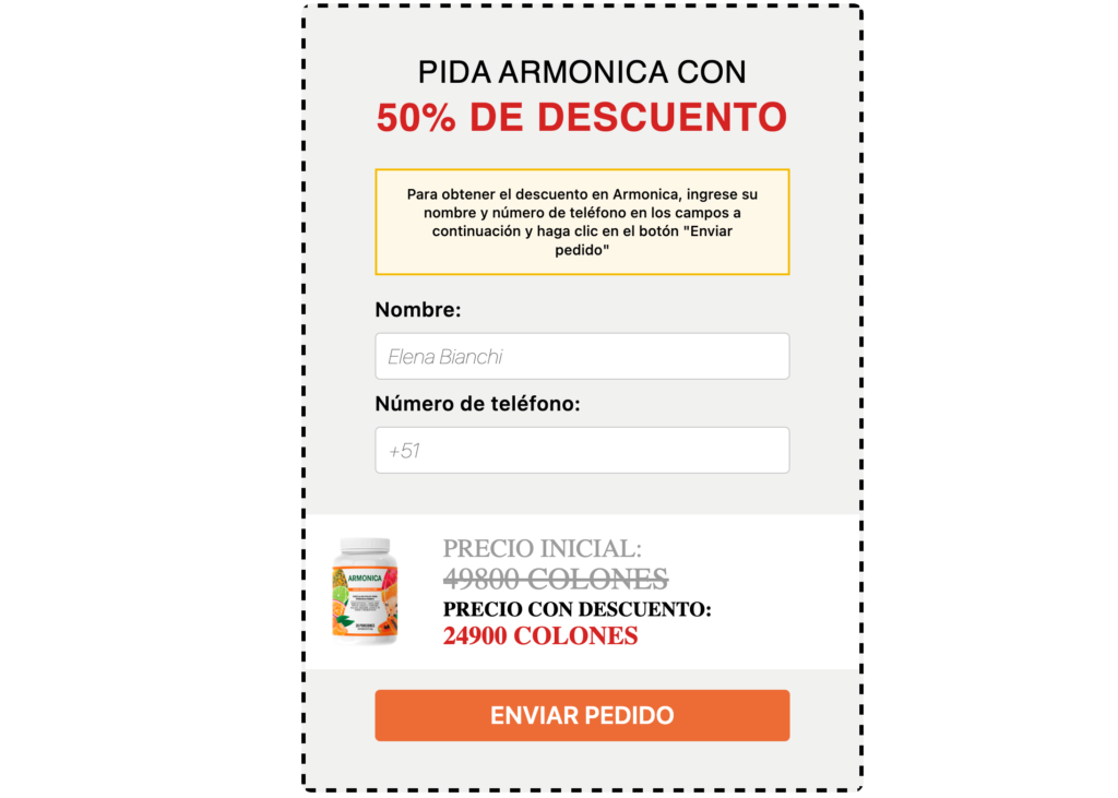 Armonica Precio