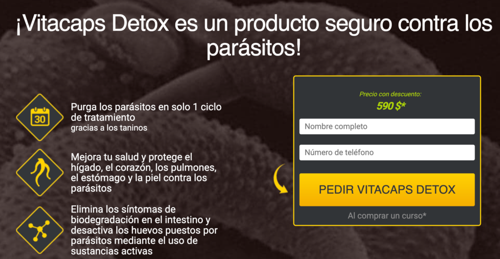 Vitacaps Detox cápsula