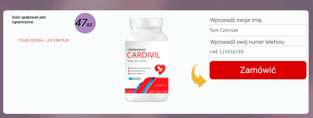 Cardivil : Bezpieczne i skuteczne-Zalety-Jak stosować?-Cena-Poland