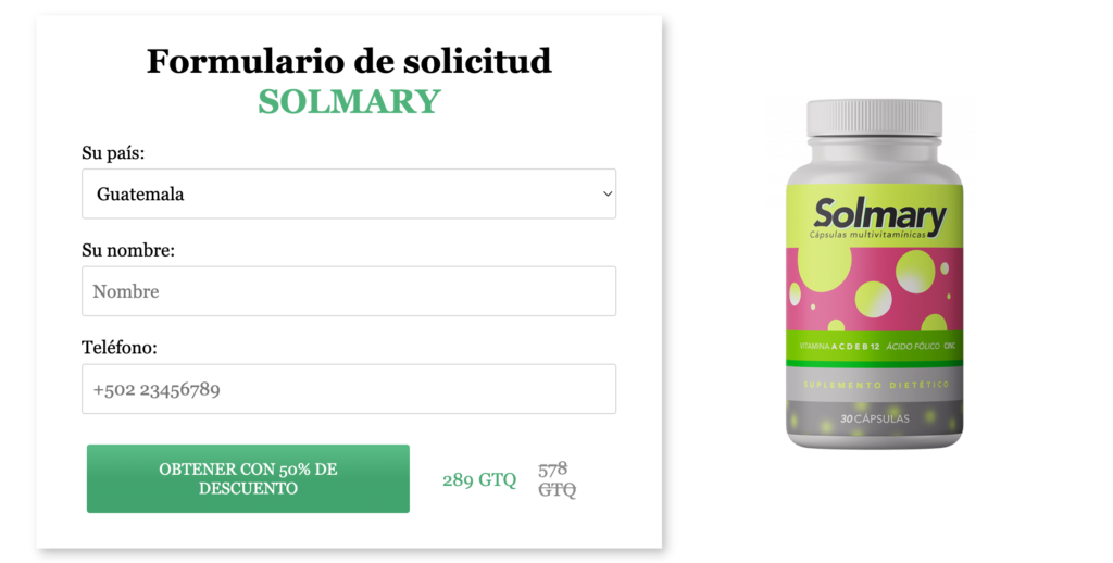 Solmary cápsula