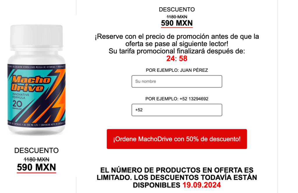 MachoDrive cápsula