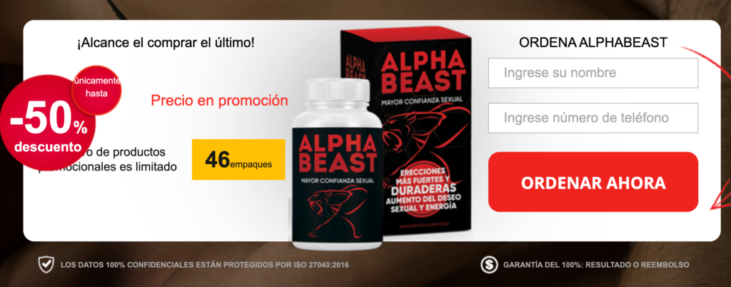 AlphaBeast tabletas