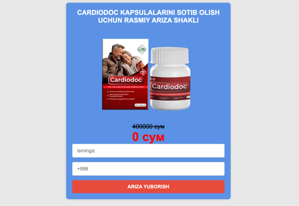 Cardiodoc planshet