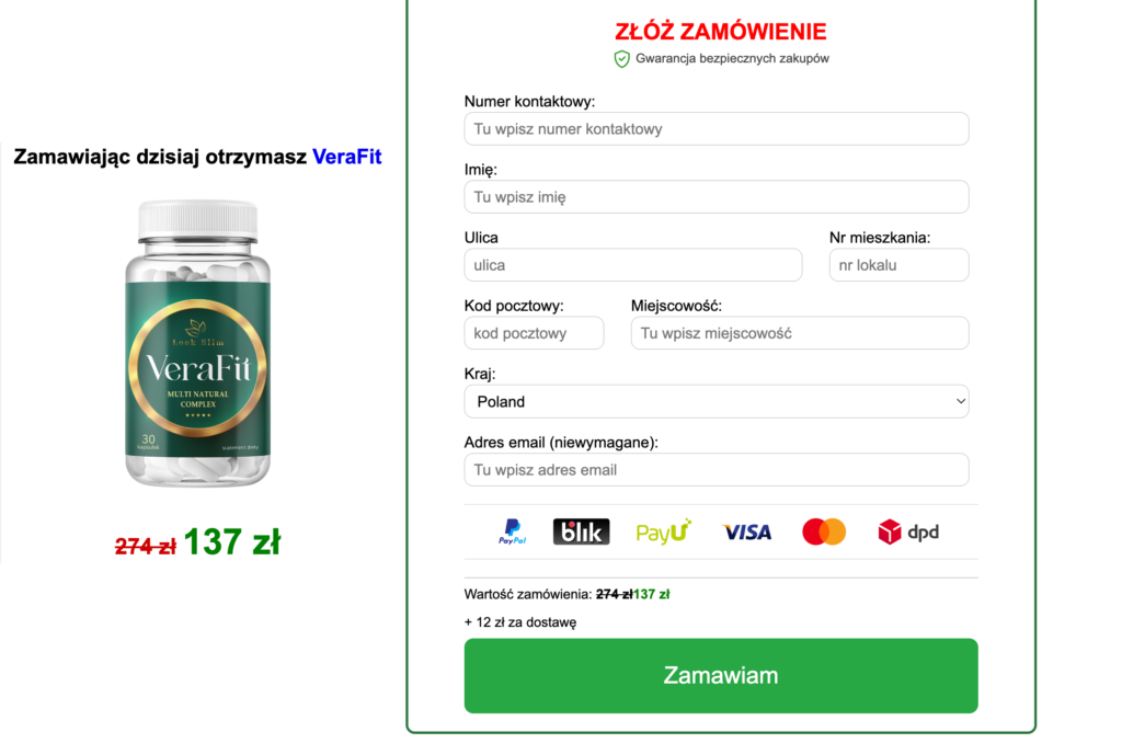 VeraFit kapsułki
